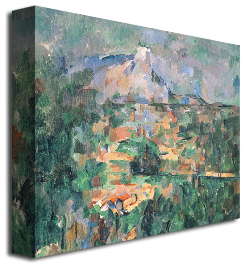 ''Montagne Sainte-Victoire'' Canvas Art by Paul Cezanne
