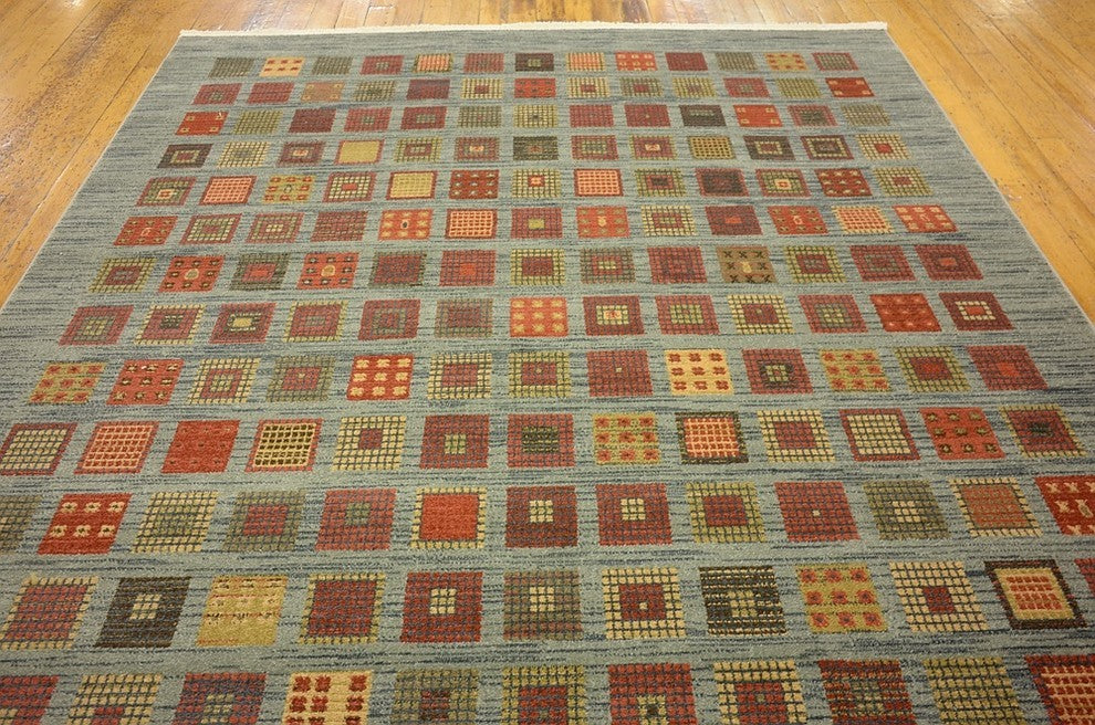 Unique Loom Blue Fars Manchester 7'x10' Area Rug