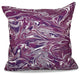 M?lange, Geometric Print Pillow, Purple, 26"x26"