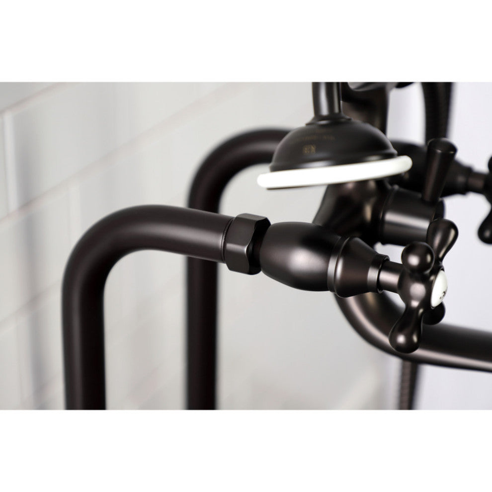CCK226K5 Freestanding Tub Faucet With Supply Line, Oil Rubbed Bronze