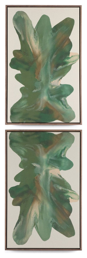 Rorschach Forrest Diptych By Orfeo Quagl