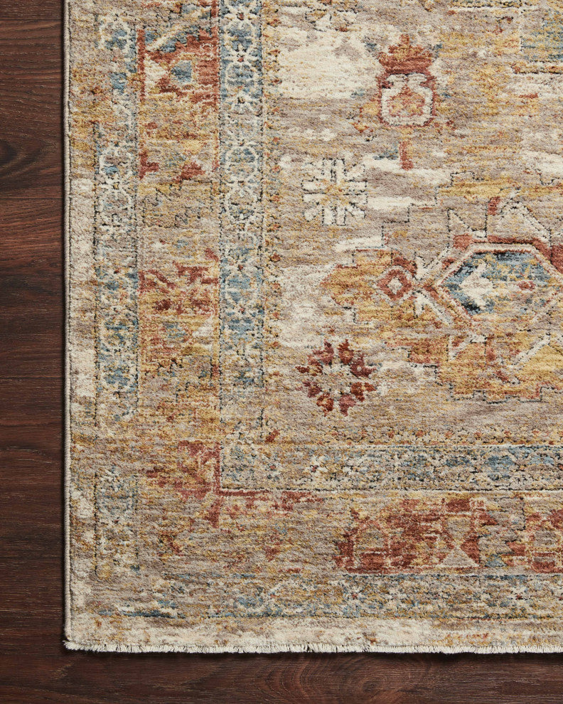 Loloi Gaia Gold / Taupe 4'-0" x 5'-7" Area Rug