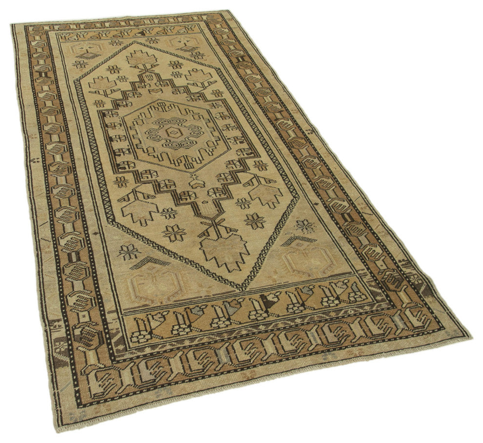 Rug N Carpet - Handwoven Turkish 3' 9'' x 7' 3'' Unique Wool Rug