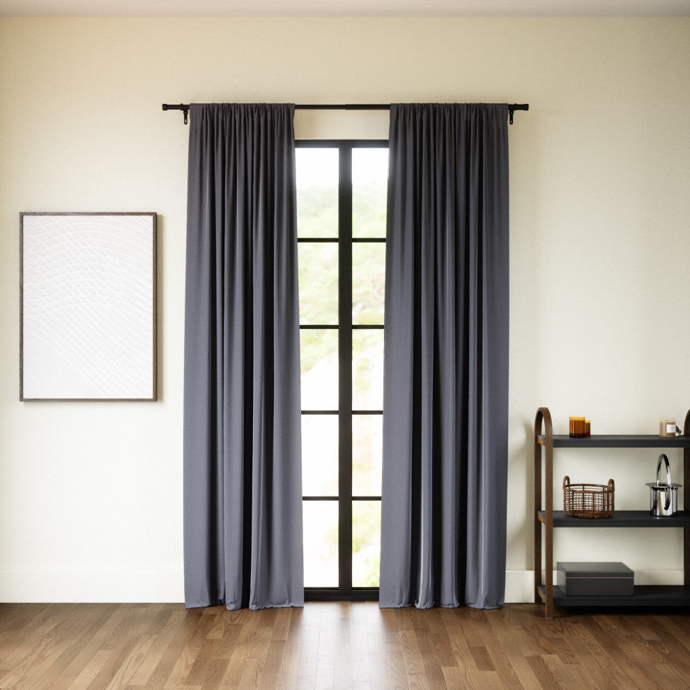 Umbra Twilight Blackout Curtains, Set of 2, Charcoal