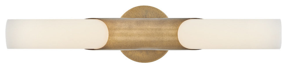 Hinkley Grace Bathroom Vanity Light, Textured Heritage Brass, Medium