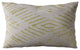 Plutus Yellow Hypno Abstract Luxury Throw Pillow, 20"x36"