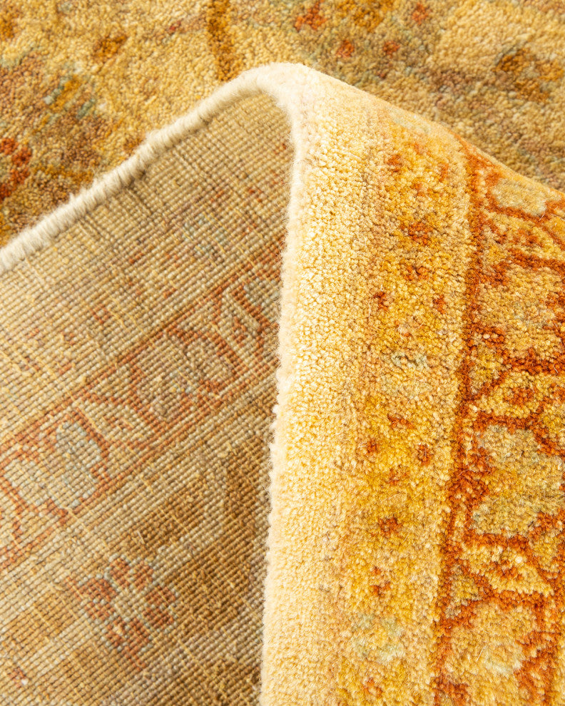 Mogul, One-of-a-Kind Hand-Knotted Area Rug, Ivory, 6' 3" x 8' 10"