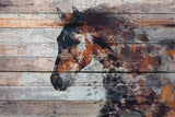 "Fire Horse" Art Print, 152x101 cm