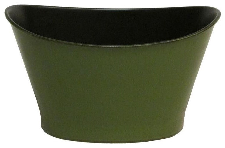 Hand Painted Boat Shape Plastic Pot Planter