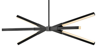 Fredrick Ramond FR30618 Rae 39"W LED Abstract Pendant - Black