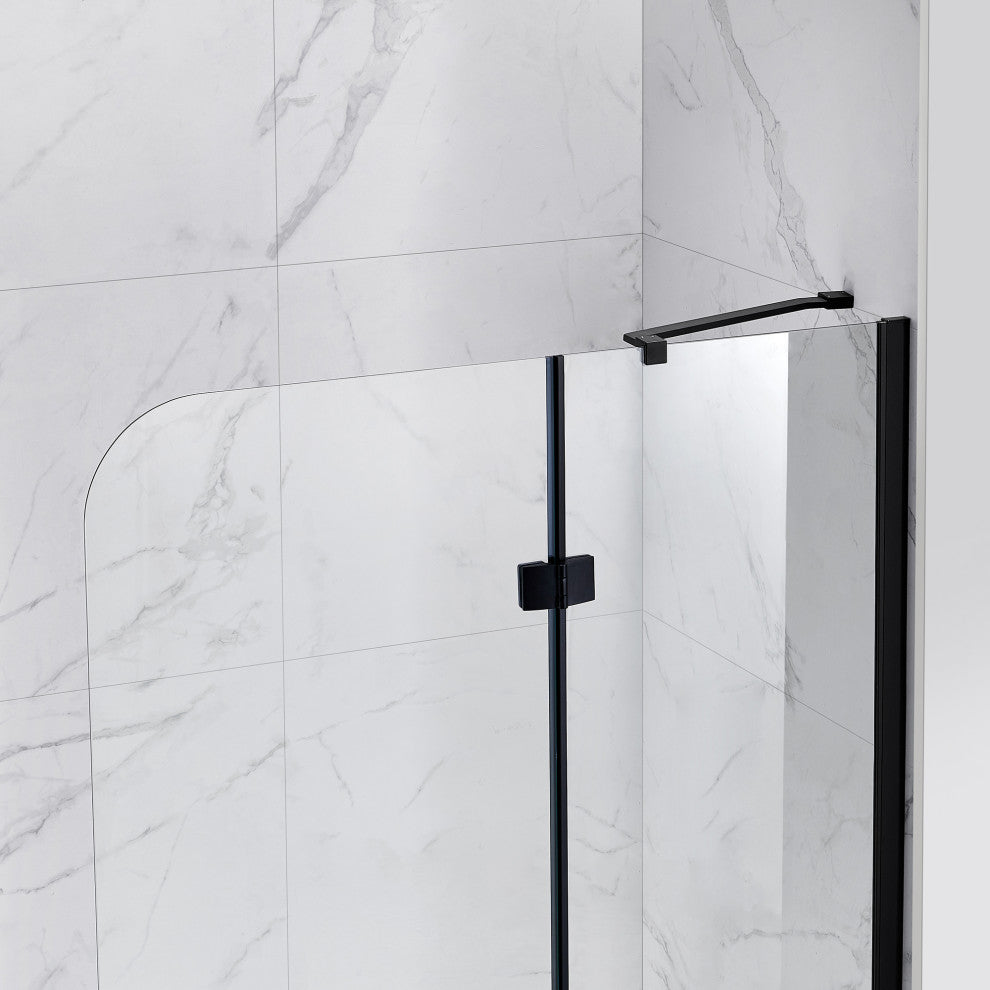 Ove Decors Annie 45" Tempered Shower Panels, Satin Nickel