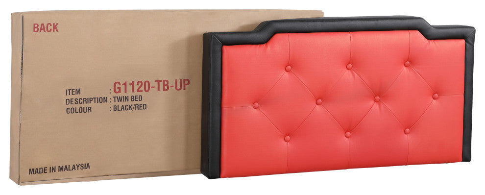 Starlight All in One Bed, Black/Red, Twin