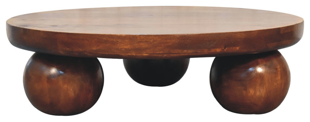 Chestnut Central Ball Table