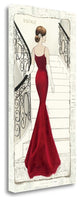 "La Belle Rouge" By Emily Adams, Giclee Print on Gallery Wrap Canvas