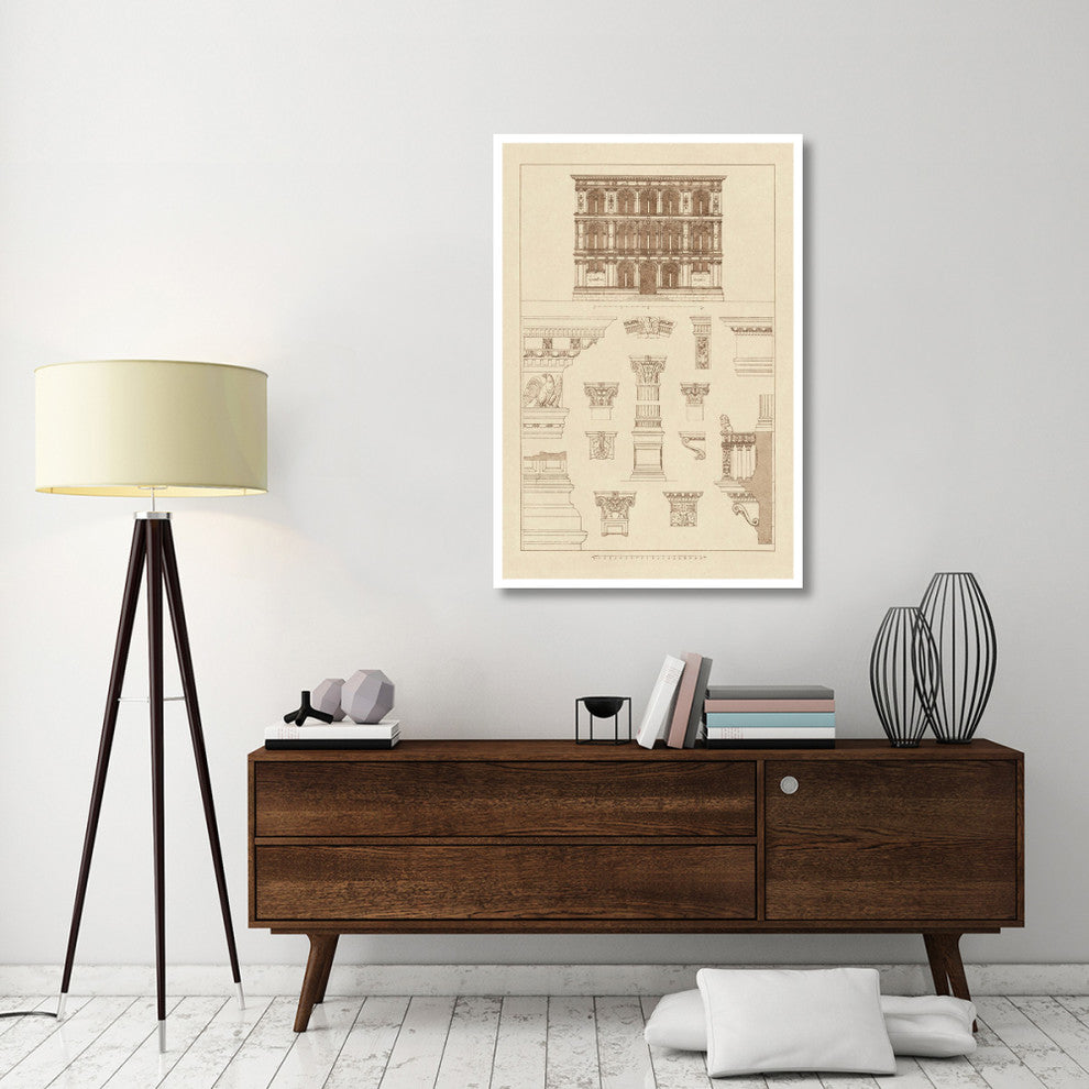 "Palazzo Vendramin-Calergi at Venice" Paper Print by J. Buhlmann, 34"x50"
