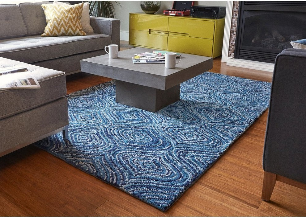 Anji Mountain Lantern Blue Skies Area Rug, 8'x10'