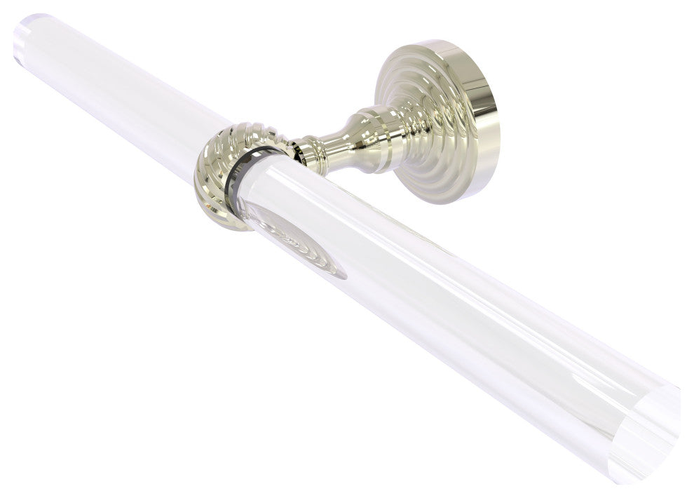 Pacific Grove 2 Arm Guest Towel Holder with Twisted Accents, Polished Nickel