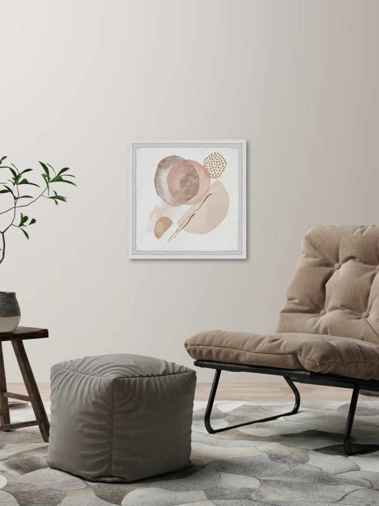 "Equal Impact" Framed Painting Print, 18x18