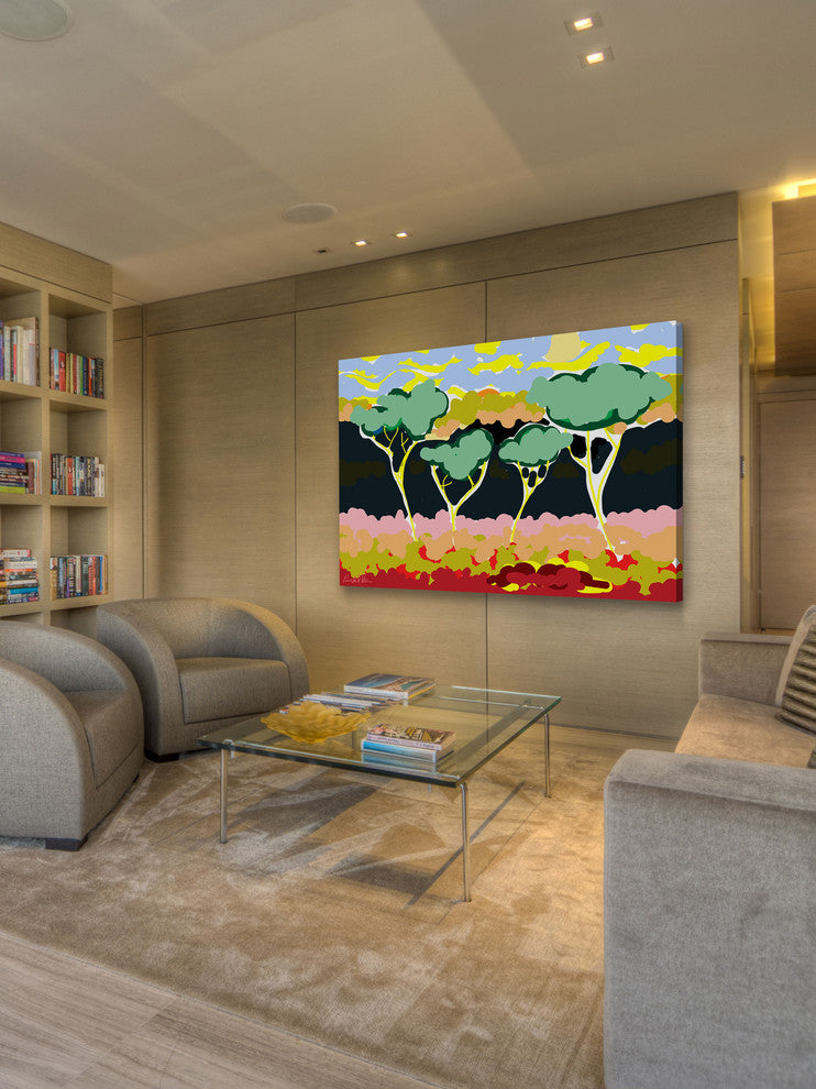"Juan Les Pins 2" by Arthur Pina Painting Print Wrapped Canvas, 18x12