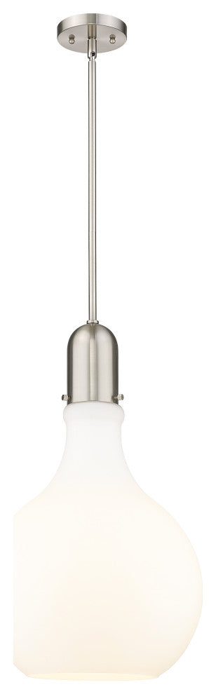 Innovations Lighting 492-1S-SN-G581-14-LED Amherst 1 Light 13.75" Pendant