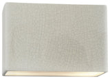 Ambiance ADA Wide Rectangle Wall, 16", White Crackle