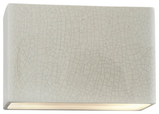 Ambiance ADA Wide Rectangle Wall, 16", White Crackle