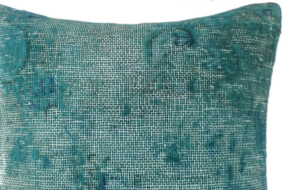 Shabby Chic Marriott Vintage Distressed Handmade Rug Pillow