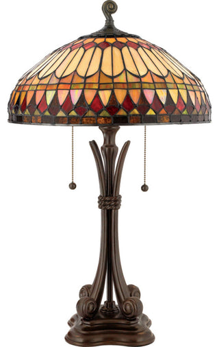 West End 2-Light Table Lamp, Brushed Bullion