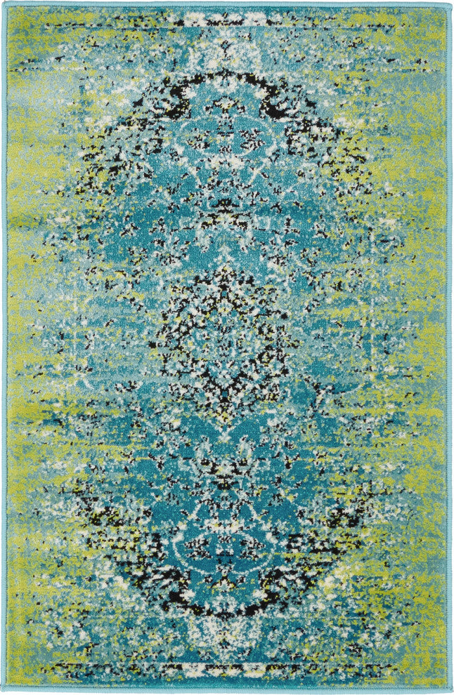 Unique Loom Blue Imperial Sultan 2' 0 x 3' 0 Area Rug