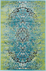 Unique Loom Blue Imperial Sultan 2' 0 x 3' 0 Area Rug