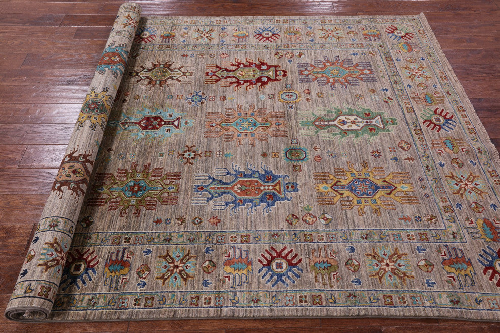 5' 8" X 7' 11" Hand-Knotted Persian Wool Rug - Q12470