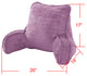 Textured Velvet DIY Bed Rest Cover and Inserts, Mauve Shadows, 20"x18"x17"