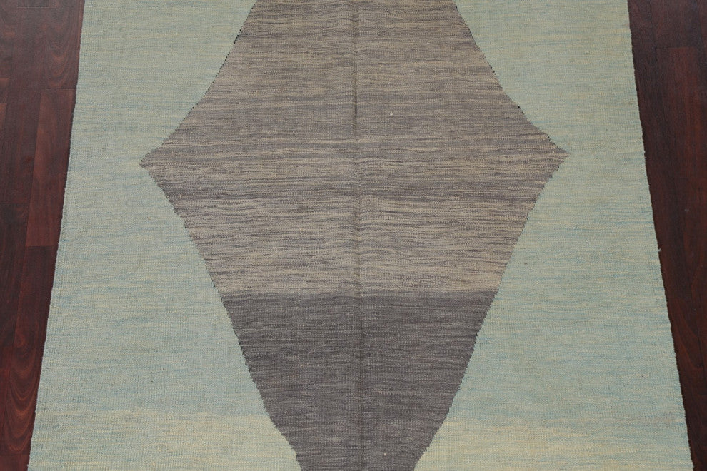 Natural Dye Kilim Oriental Modern Area Rug Flat-weave Wool Carpet 5x7