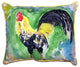 Bantam Rooster Small Indoor/Outdoor Pillow 11x14 - Set of Two