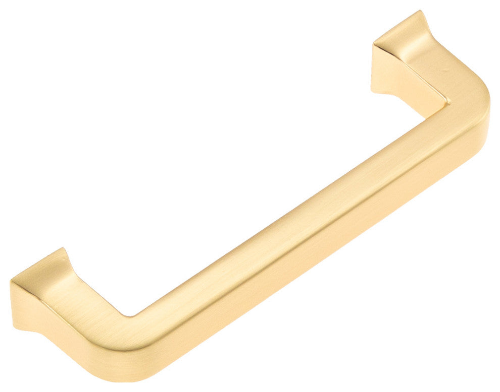 Utopia Alley Zinc Cabinet Pull/Knob, Brushed Brass, 3.75", 1 Pack