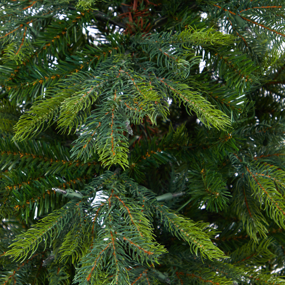 5' North Carolina Spruce Faux Xmas Tree W/Lights & 207 Bendable Branches W/Stand