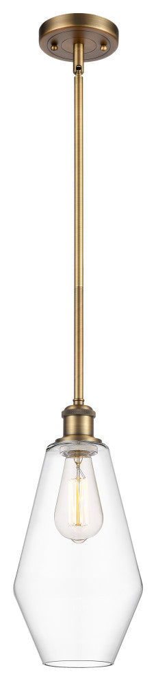 Innovations 516-1S-BB-G652-7-LED 1-Light Mini Pendant, Brushed Brass
