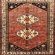 Ahgly Company Indoor Square Traditional Area Rugs, 5' Square