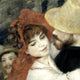 "La Danse a Bougival" Stretched Canvas Replica, 23.5"x41.5"