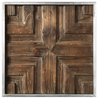 Uttermost Bryndle Rustic Wooden Squares Set of 9