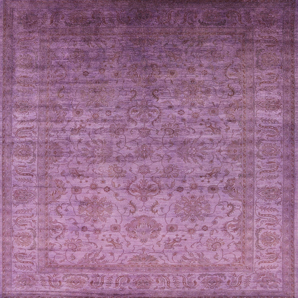 Ahgly Company Indoor Square Mid-Century Modern Area Rugs, 3' Square