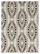 Linon Elegance Neice Power Loomed Polypropylene 5'x7'3" Rug in White