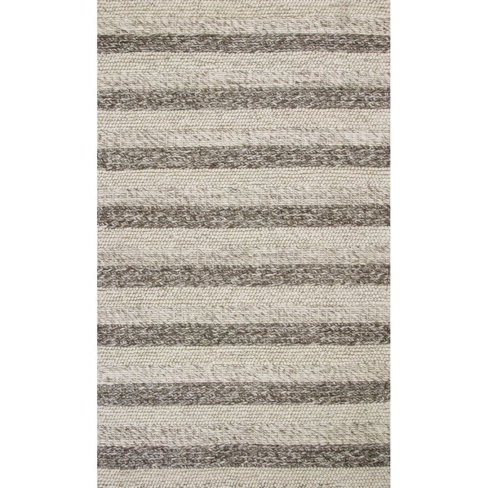 KAS Cortico 6158 Gray/White Landscape Area Rug, 8'x10'