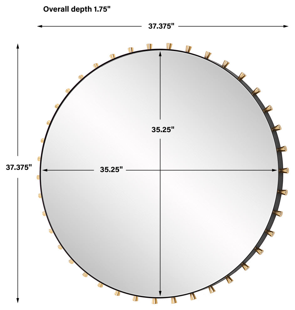 Uttermost Cosmopolitan Round Mirror