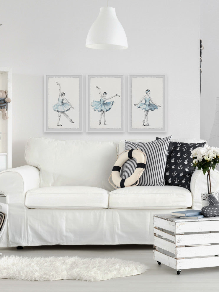 The Last Dancer Triptych, 3-Piece Set, 24x36 Panels