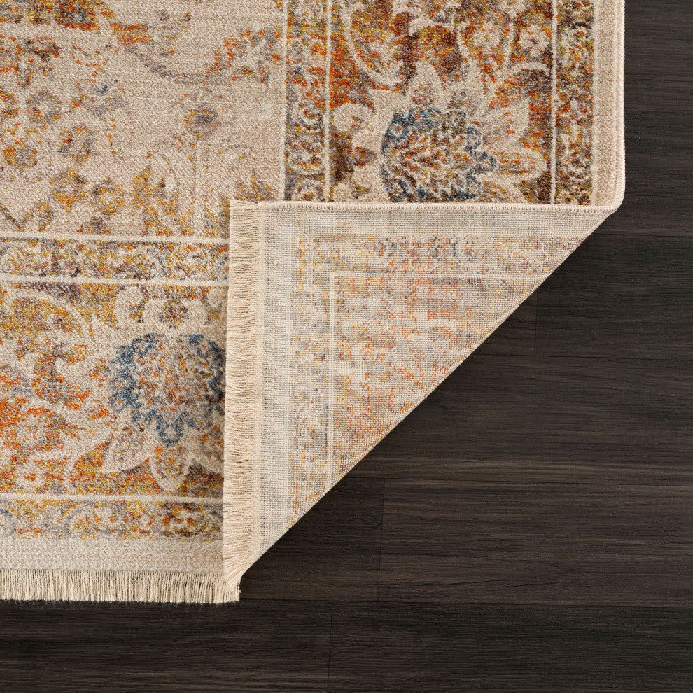 Rustic Oriental Area Rug, 2'' X 6''