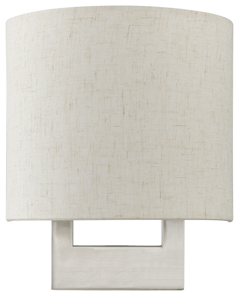 ADA Wall Sconces 1-Light Brushed Nickel Petite ADA Sconce