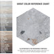 Recycle Hex River Multicolor Porcelain Floor and Wall Tile Sample