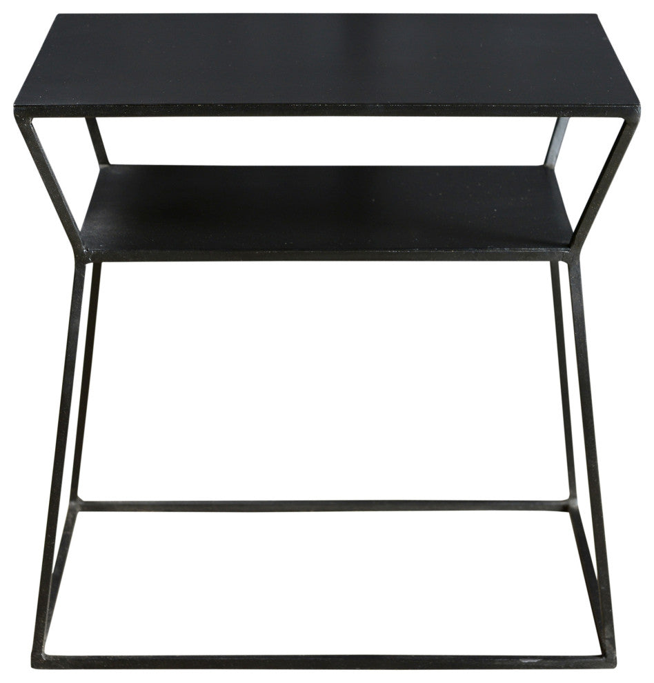 Contemporary Osaka Side Table Black - Black