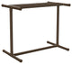 Freestanding Towel Rack Outdoor PVC Poolside Storage Organizer, 5 Bars, Brown T-Shaped